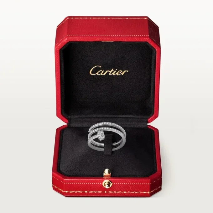 Juste Un Clou-ring – vitguld, diamanter – Cartier Juste Un Clou-ring – vitguld, diamanter – Cartier