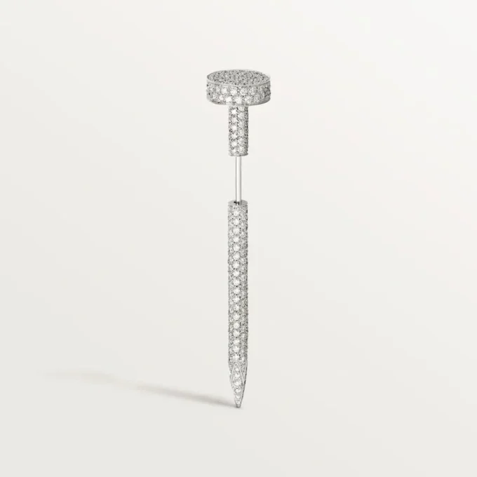 Juste Un Clou slipsnål – vitguld och diamanter – Cartier