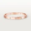 Kärleksarmband, klassisk modell, 4 diamanter Kärleksarmband, klassisk modell, 4 diamanter