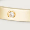 Kärleksarmband, klassisk modell, 4 diamanter Kärleksarmband, klassisk modell, 4 diamanter