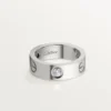 Kärleksring, 3 diamanter – Vitguld, diamanter – Cartier