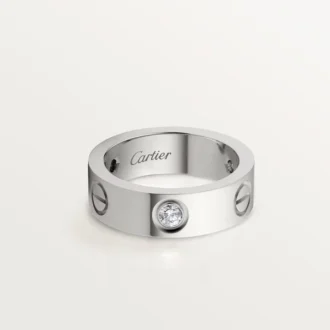 krleksring 3 diamanter vitguld diamanter cartier 1 330x330 - K&auml;rleksring, 3 diamanter &ndash; Vitguld, diamanter &ndash; Cartier