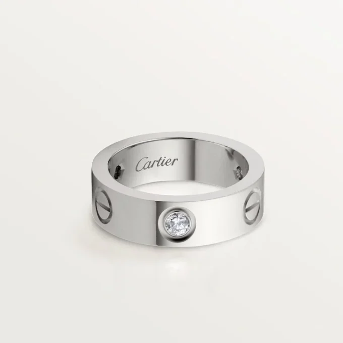 Kärleksring, 3 diamanter – Vitguld, diamanter – Cartier