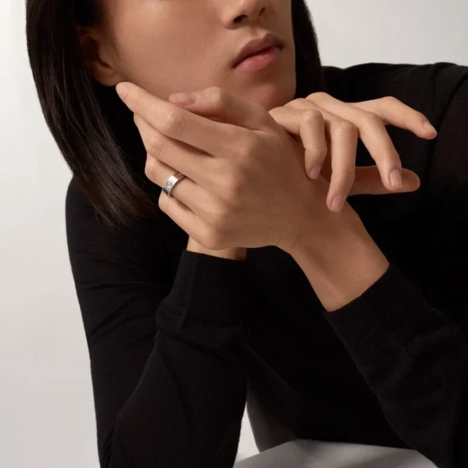 Kärleksring, 3 diamanter – Vitguld, diamanter – Cartier