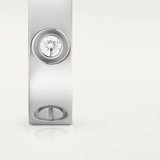 Kärleksring, 3 diamanter – Vitguld, diamanter – Cartier