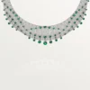 Le Voyage Recommence-halsband, smaragd, pavé