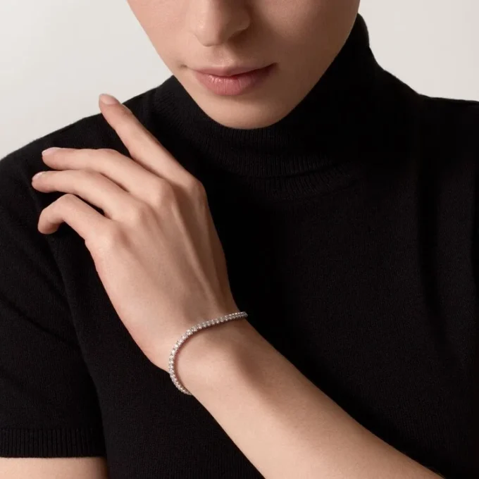 Lignes Essentielles-armband, briljantslipade diamanter