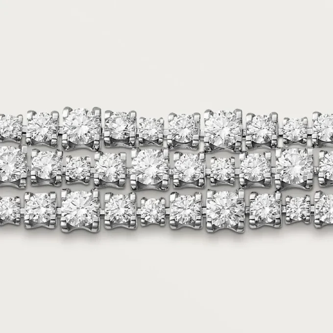 Lignes Essentielles-armband, briljantslipade diamanter