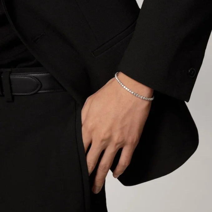 Lignes Essentielles-armband, briljantslipade diamanter
