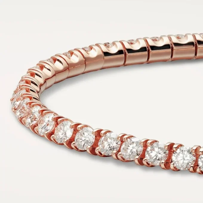 Lignes Essentielles-armband, briljantslipade diamanter