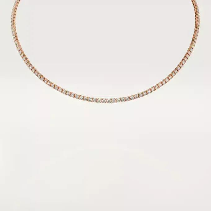 Lignes Essentielles-halsband, briljantslipade diamanter Lignes Essentielles-halsband, briljantslipade diamanter