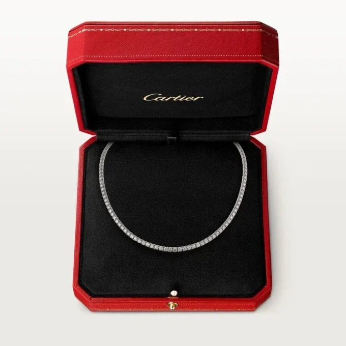 Lignes Essentielles-halsband, briljantslipade diamanter Lignes Essentielles-halsband, briljantslipade diamanter