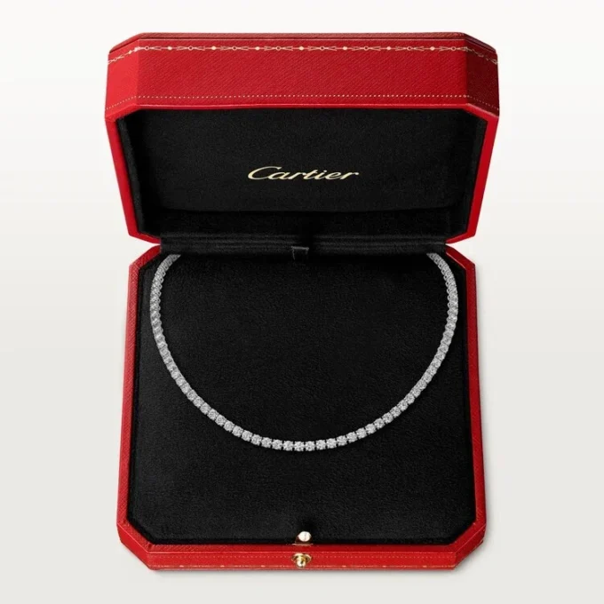 Lignes Essentielles-halsband, briljantslipade diamanter Lignes Essentielles-halsband, briljantslipade diamanter