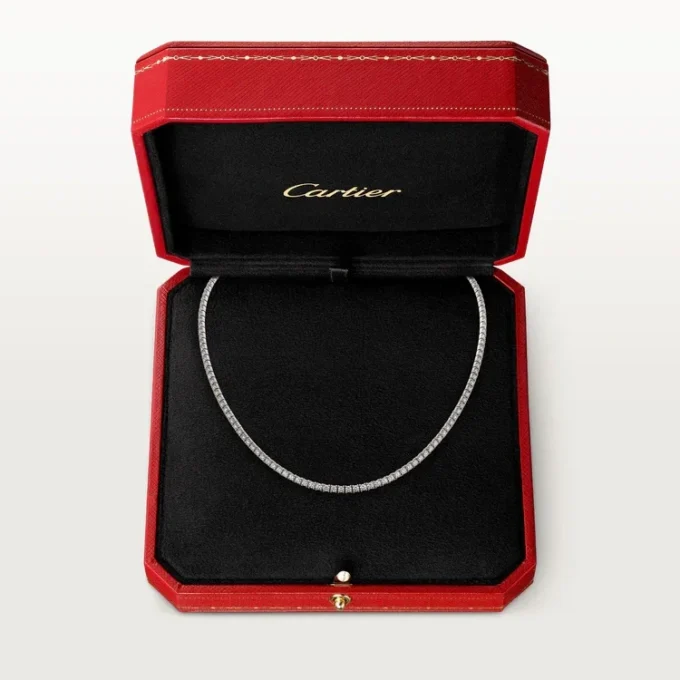 Lignes Essentielles-halsband, briljantslipade diamanter Lignes Essentielles-halsband, briljantslipade diamanter
