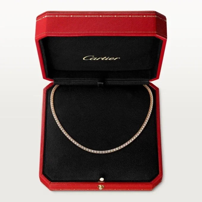 Lignes Essentielles-halsband, briljantslipade diamanter Lignes Essentielles-halsband, briljantslipade diamanter