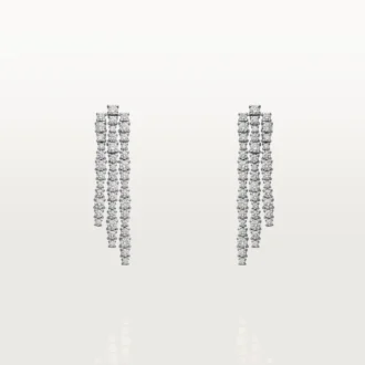 Lignes Essentielles örhängen, briljantslipade diamanter