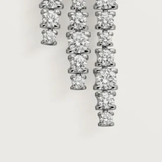 Lignes Essentielles örhängen, briljantslipade diamanter