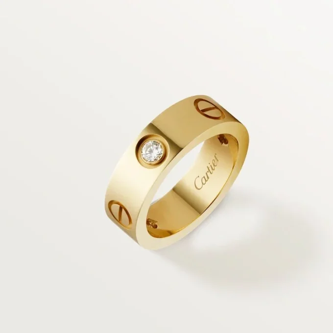 Love 3 diamantring – gult guld, klassisk modell | Cartier Us Love 3 diamantring – gult guld, klassisk modell | Cartier Us
