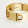 Love 3 diamantring – gult guld, klassisk modell | Cartier Us Love 3 diamantring – gult guld, klassisk modell | Cartier Us