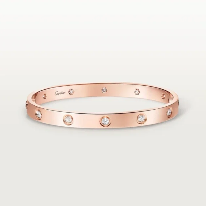 Love-armband, klassisk modell, 10 diamanter Love-armband, klassisk modell, 10 diamanter