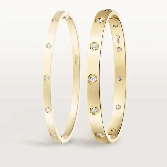 Love-armband, klassisk modell, 10 diamanter Love-armband, klassisk modell, 10 diamanter