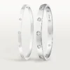 Love-armband, klassisk modell, 10 diamanter Love-armband, klassisk modell, 10 diamanter