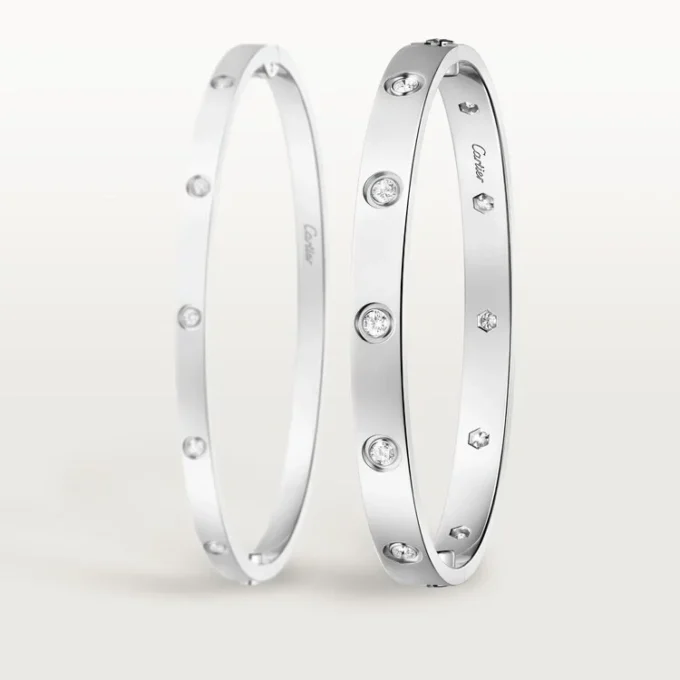 Love-armband, klassisk modell, 10 diamanter Love-armband, klassisk modell, 10 diamanter
