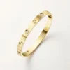 Love-armband, klassisk modell, borstad, 4 diamanter