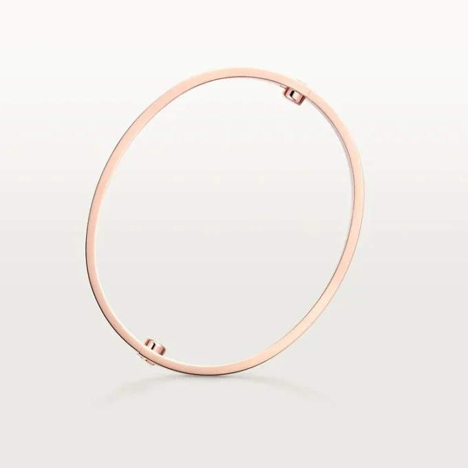 Kärleksarmband, klassisk modell, 4 diamanter Kärleksarmband, klassisk modell, 4 diamanter