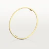 Love-armband, klassisk modell, borstad, 4 diamanter