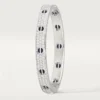 Love-armband, klassisk modell, pavé, keramik