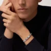 Love-armband, klassisk modell, pavé, keramik
