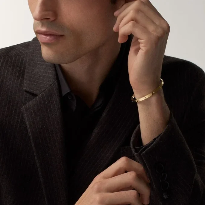 Love-armband, liten modell, 10 diamanter