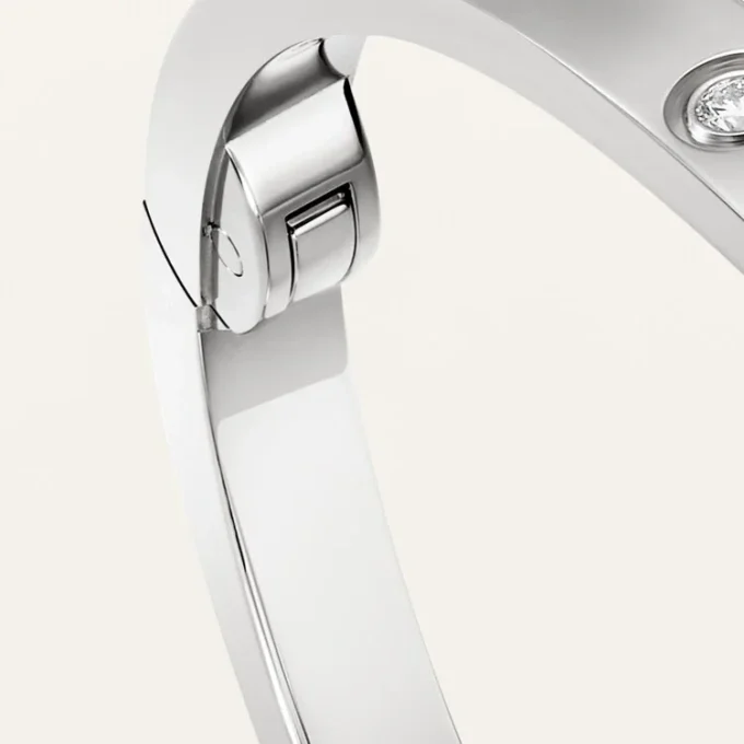 Love-armband, liten modell, 10 diamanter