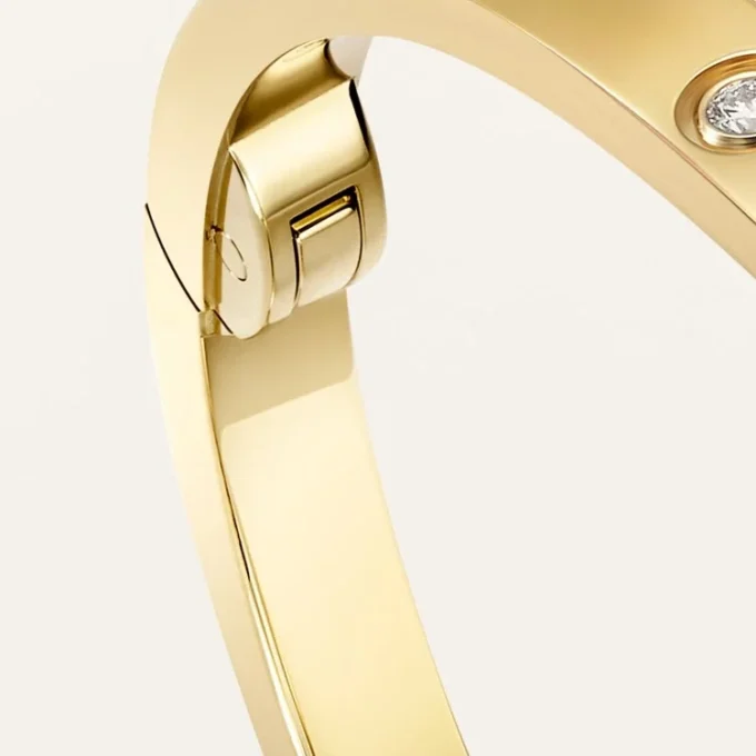 Love-armband, liten modell, 10 diamanter
