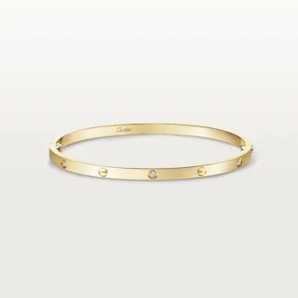 Love-armband, liten modell, 6 diamanter