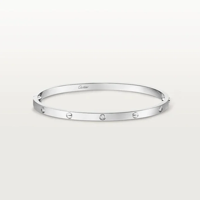 Love-armband, liten modell, 6 diamanter