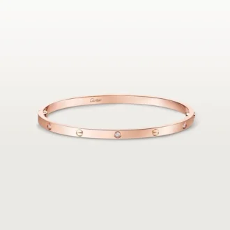 Love-armband, liten modell, 6 diamanter