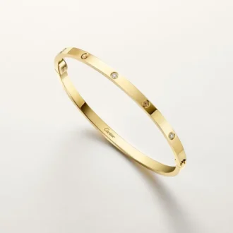 Love-armband, liten modell, 6 diamanter