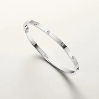 Love-armband, liten modell, 6 diamanter