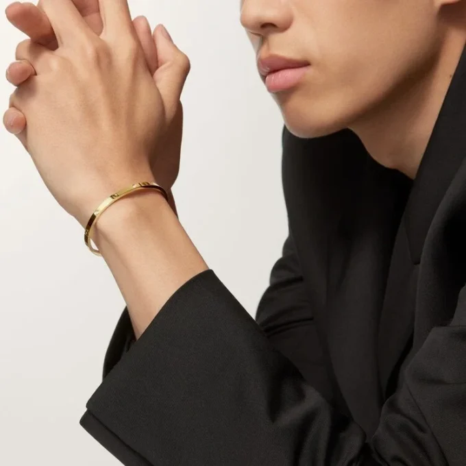 Love-armband, liten modell, 6 diamanter