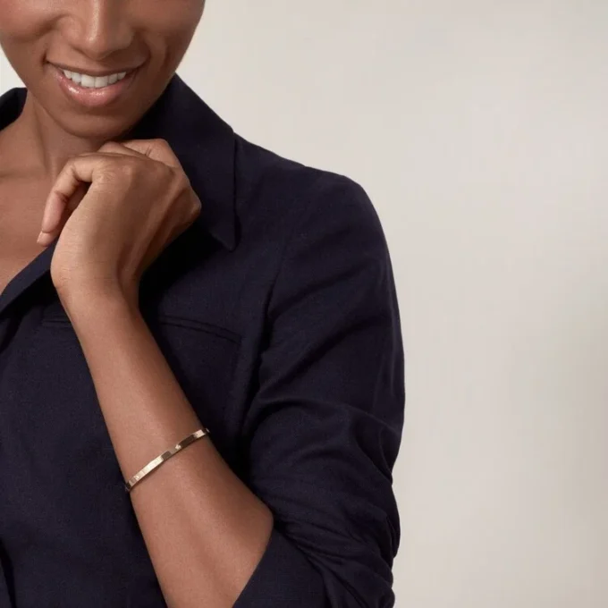 Love-armband, liten modell, 6 diamanter