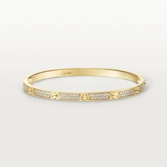Love-armband, liten modell, pavé