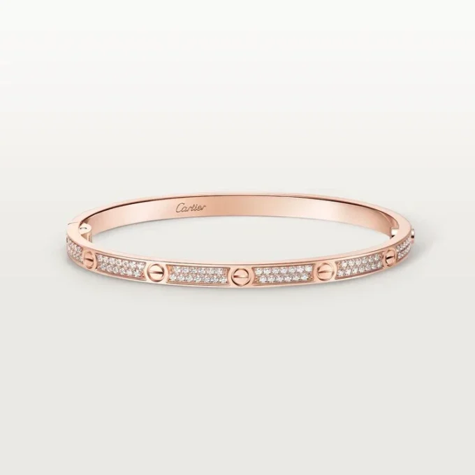 Love-armband, liten modell, pavé Love-armband, liten modell, pavé