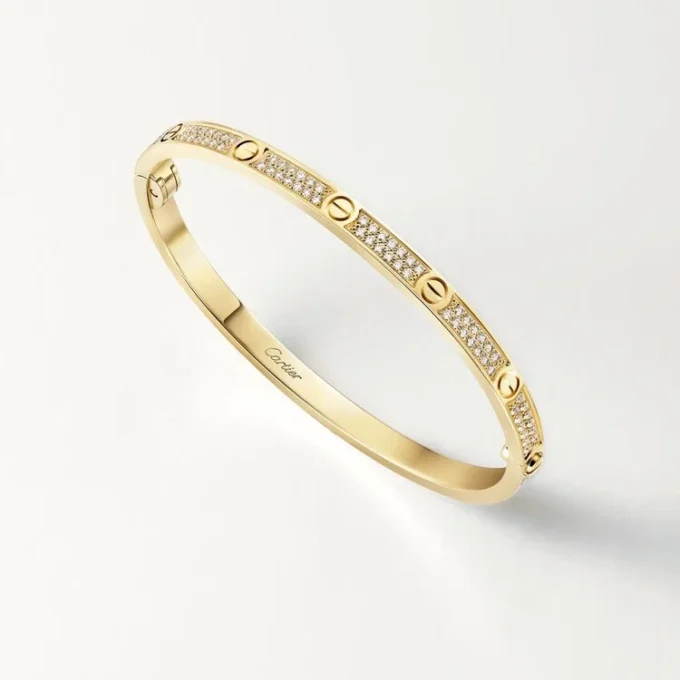 Love-armband, liten modell, pavé Love-armband, liten modell, pavé