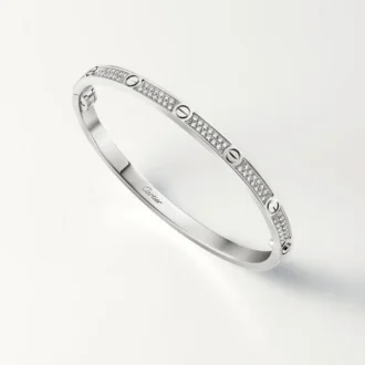 Love-armband, liten modell, pavé