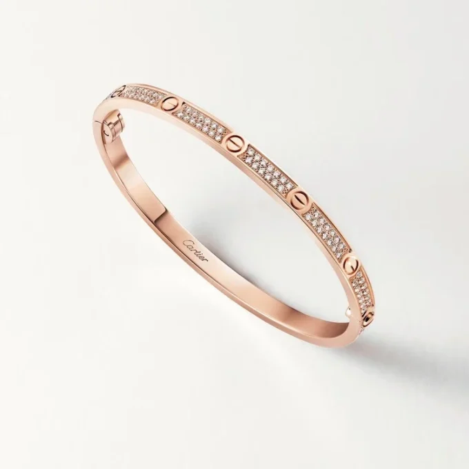 Love-armband, liten modell, pavé Love-armband, liten modell, pavé