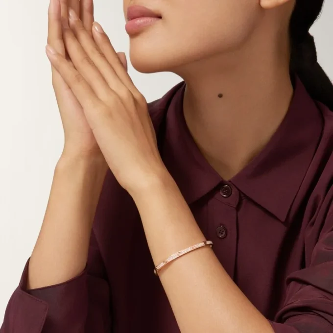 Love-armband, liten modell, pavé Love-armband, liten modell, pavé