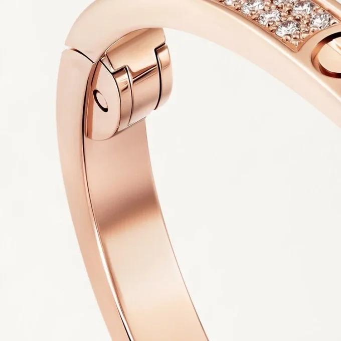 Love-armband, liten modell, pavé Love-armband, liten modell, pavé