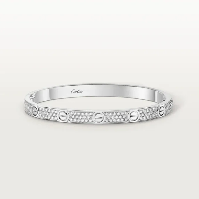 Love-armband, medelstor modell, pavé Love-armband, medelstor modell, pavé